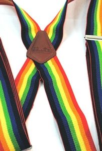 Hold-Ups Heavy Duty Rainbow of Color Suspenders w/